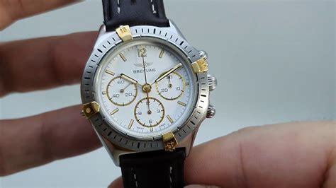 c1987 Breitling Callisto men's vintage chronograph watch. Model 